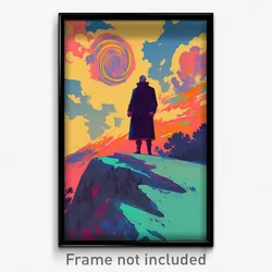 Art Poster - Steel Tundra (Psychedelic Trippy Weird 11x17 Print)