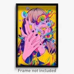 Art Poster - Tiny Hold (Psychedelic Trippy Weird 11x17 Print)