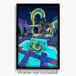 Art Poster - Brilliant Lair (Psychedelic Trippy Weird 11x17 Print)