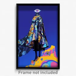 Art Poster - Measly Catwalk (Psychedelic Trippy Weird 11x17 Print)