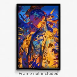 Art Poster - Zany Rookery (Psychedelic Trippy Weird 11x17 Print)