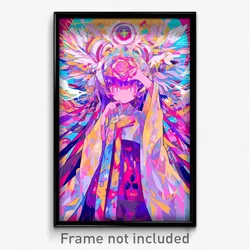Anime Art Poster - Girl Feeling Schadenfreude, Illustrious Korean Clothes