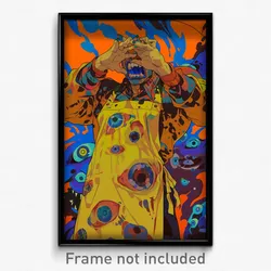 Anime Art Poster - Man Feeling Scorn Wearing Loud Apron (Print)