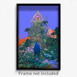 Art Poster - Average Bush (Psychedelic Trippy Weird 11x17 Print)
