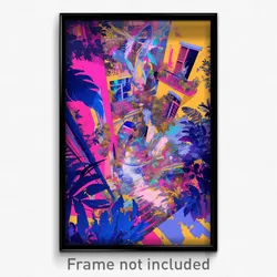 Art Poster - Vibrant Hamlet (Psychedelic Trippy Weird 11x17 Print)