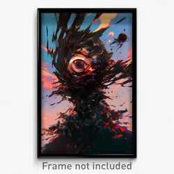Art Poster - Frightening Fen (Psychedelic Trippy Weird 11x17 Print)