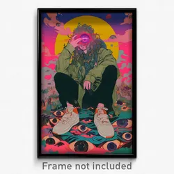 Art Poster - Impeccable Bailey (Psychedelic Trippy Weird 11x17 Print)