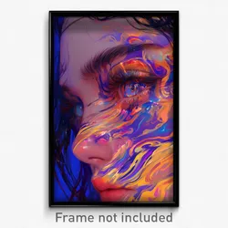 Art Poster - Worn Scar (Psychedelic Trippy Weird 11x17 Print)