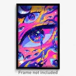 Art Poster - Creative Rill (Psychedelic Trippy Weird 11x17 Print)