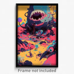 Art Poster - Sweet Mars (Psychedelic Trippy Weird 11x17 Print)