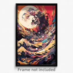 Art Poster - Polished Tornado (Psychedelic Trippy Weird 11x17 Print)