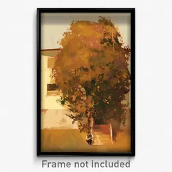 Art Poster - Lonely Campus (Psychedelic Trippy Weird 11x17 Print)