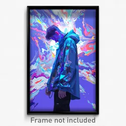 Art Poster - Man Feeling Doubt Wearing Hearty Cropped Jacket (Print)