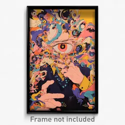 Art Poster - Extra Large College (Psychedelic Trippy Weird 11x17 Print)