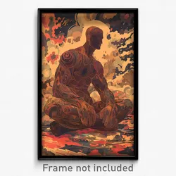Art Poster - Bronze Dike (Psychedelic Trippy Weird 11x17 Print)