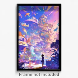 Art Poster - A Parallel Universe Where Everything Is Topsy-turvy, With