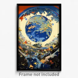Art Poster - Sunny Dome (Psychedelic Trippy Weird 11x17 Print)