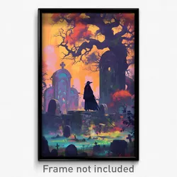 Art Poster - Enchanting Tomb (Psychedelic Trippy Weird 11x17 Print)