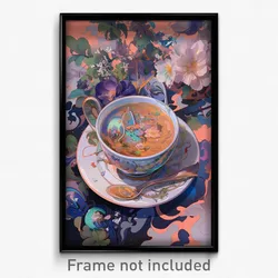 Art Poster - Voluminous Thai Tea (Psychedelic Trippy Weird 11x17 Print)