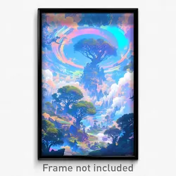 Art Poster - Vast Dreamscape (Psychedelic Trippy Weird 11x17 Print)