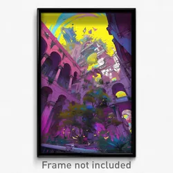 Art Poster - Wicked Aerie (Psychedelic Trippy Weird 11x17 Print)