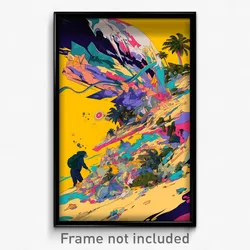 Art Poster - Dizzying Remains (Psychedelic Trippy Weird 11x17 Print)
