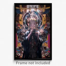 Art Poster - Dim Parsonage (Psychedelic Trippy Weird 11x17 Print)