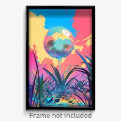 Art Poster - Coarse Commons (Psychedelic Trippy Weird 11x17 Print)