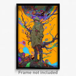 Art Poster - Original Warren (Psychedelic Trippy Weird 11x17 Print)