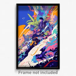 Art Poster - Marvelous Reaches (Psychedelic Trippy Weird 11x17 Print)