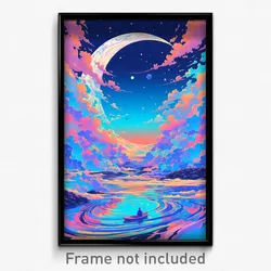 Art Poster - Modest Aquaduct (Psychedelic Trippy Weird 11x17 Print)