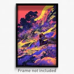 Art Poster - Dark Copse (Psychedelic Trippy Weird 11x17 Print)