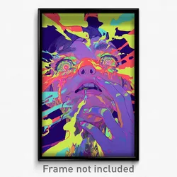 Art Poster - Stimulating Warren (Psychedelic Trippy Weird 11x17 Print)