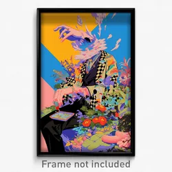Art Poster - Gracious Crop (Psychedelic Trippy Weird 11x17 Print)