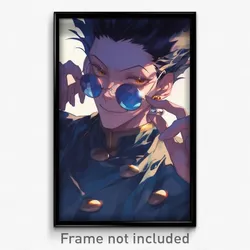 Anime Art Poster - Man Feeling Admiration, Cute Blue Tinted Eyewear (Print)