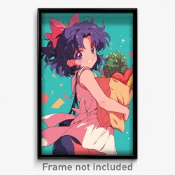 Anime Art Poster - Koi Feeling Possessive Wearing Roasting Grocery Bag