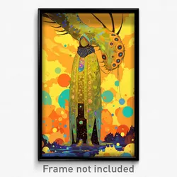 Art Poster - Familiar Middens (Psychedelic Trippy Weird 11x17 Print)