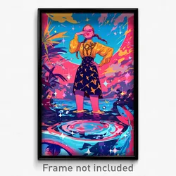 Art Poster - Dangerous Runoff (Psychedelic Trippy Weird 11x17 Print)