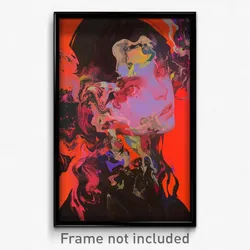 Art Poster - Gorgeous Darkness (Psychedelic Trippy Weird 11x17 Print)