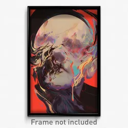 Art Poster - Shady Vinyl Record (Psychedelic Trippy Weird 11x17 Print)