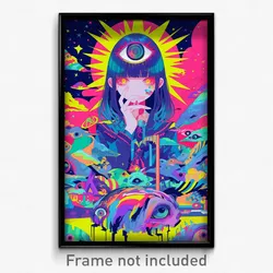 Art Poster - Tidy Pass (Psychedelic Trippy Weird 11x17 Print)