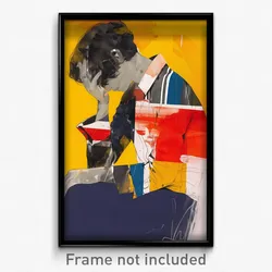 Art Poster - Boy Feeling Envy Wearing Judicious Arm Ribbon