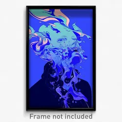 Art Poster - Blue Cologne (Psychedelic Trippy Weird 11x17 Print)