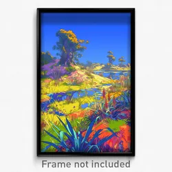 Art Poster - Wild Fen (Psychedelic Trippy Weird 11x17 Print)