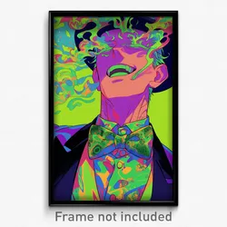 Anime Art Poster - Man Feeling Glee Wearing Grandiose Green Bowtie (Print)