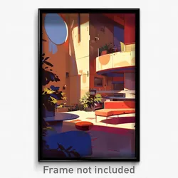 Art Poster - Shady Bolt Hole (Psychedelic Trippy Weird 11x17 Print)