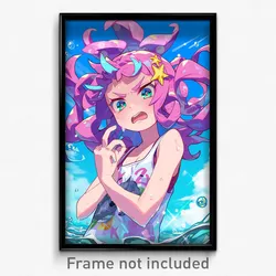 Anime Art Poster - Sailfish Feeling Disbelief Wearing Putrid Tank Top