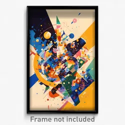 Art Poster - Outlandish Shield (Psychedelic Trippy Weird 11x17 Print)