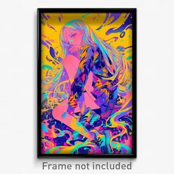 Art Poster - Energetic Crop (Psychedelic Trippy Weird 11x17 Print)