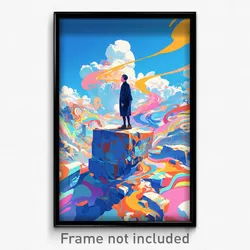 Art Poster - Clean Way (Psychedelic Trippy Weird 11x17 Print)
